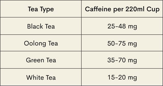 Which Tea Has the Most Caffeine?